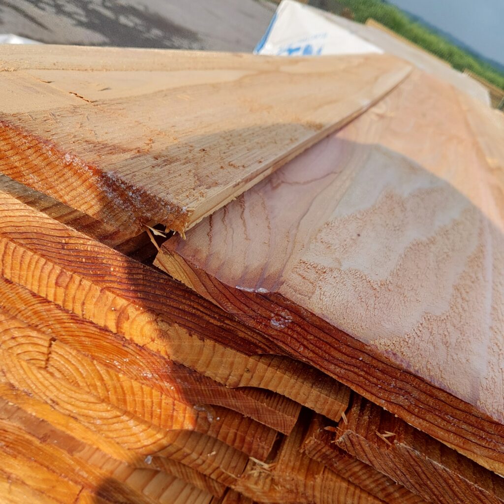 1x8 Novelty Siding - Pattern 105 - STK Grade - Western Red Cedar